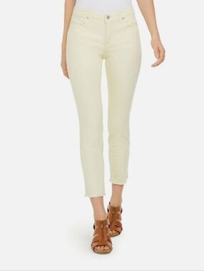 Style & Co. Cropped Skinny Jeans in Light Cream